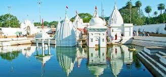 amarkantak white marble temple