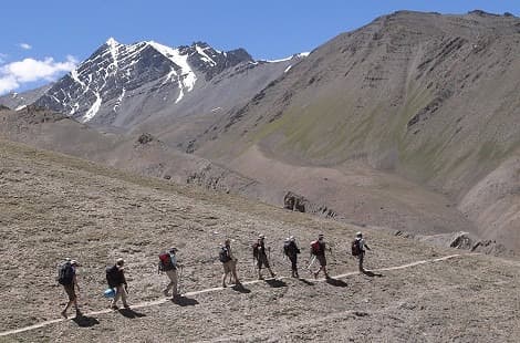 Camp de base de l'Everest côté nord (Tibet) — ou, si Inde : Camp de base du Stok Kangri / Leh